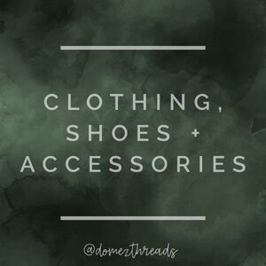 Clothing, Shoes + Accessories
